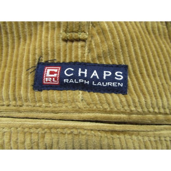 CHAPS Ralph Lauren Tan Corduroy Pants Size W38 L30 - Picture 5 of 6